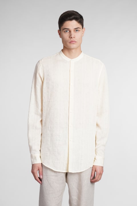 Caio Shirt In Beige Cotton