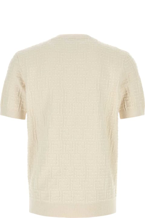 Fashion for Men Fendi Ivory Cotton Sweater