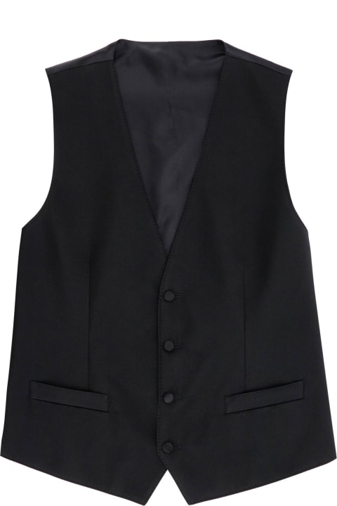 Dolce & Gabbana Coats & Jackets for Men Dolce & Gabbana Sartorial Satin Waistcoat