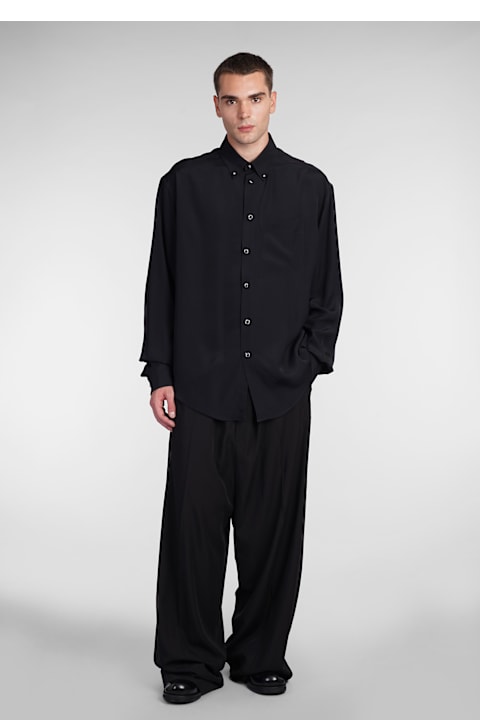 Mugler Shirts for Men Mugler Shirt In Black Viscose