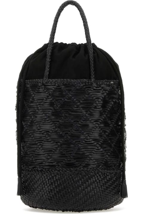 Dragon Diffusion Bags for Women Dragon Diffusion Black Leather Corso Handbag