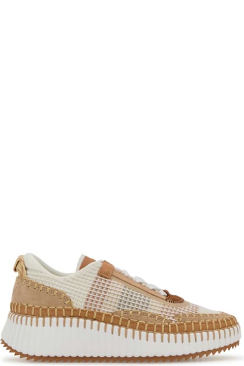 Chloé Multicolor Fabric Nama Sneakers