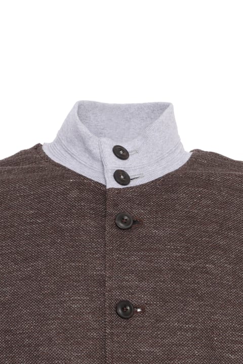 L.B.M. 1911 Coats & Jackets for Men L.B.M. 1911 Brown Jacket With Pockets