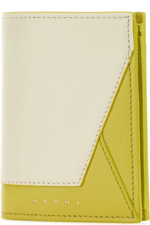 Marni for Women Marni Two-tone Leather Wallet