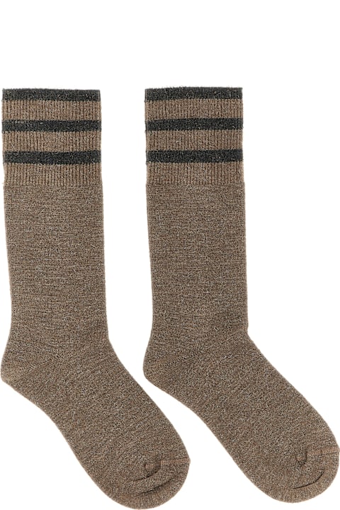 タイツ・ソックス BRUNELLO CUCINELLI 'Sparkling' ribbed socks Brunello cucinelli 'sparkling' ribbed socks available on