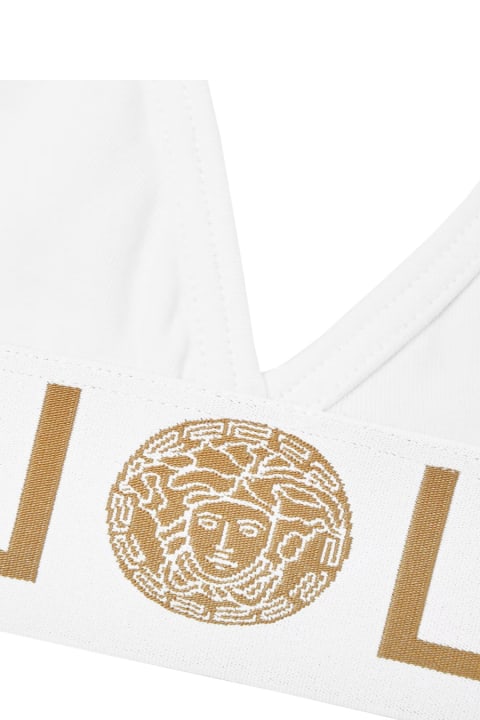 Homeware Versace Cotton Jersey Triangle Bralette