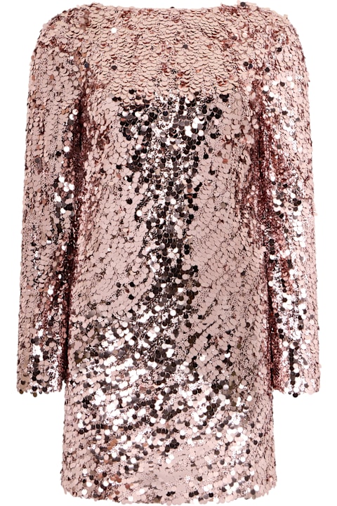 Homeware Valentino Garavani Elegant Pink Dress With Shimmering Sequins