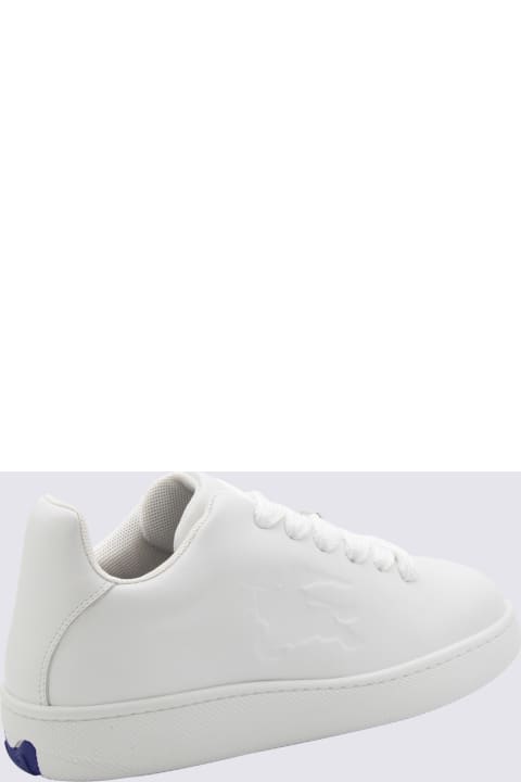 Burberry for Men Burberry White Leather Sneakers