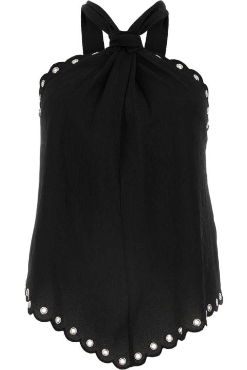 Isabel Marant Clothing for Women Isabel Marant Black Crepe Tecles Top