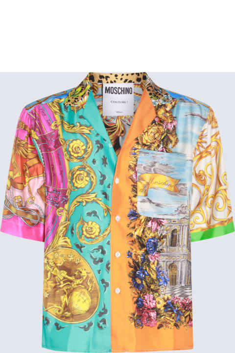 メンズ Moschinoのシャツ Moschino Multicolour Silk Shirt
