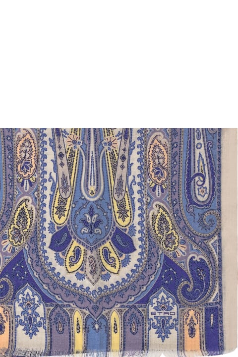 Etro for Women Etro Cashmere And Silk Paisley Scarf