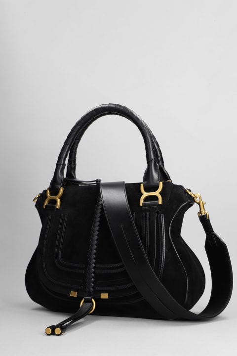 Fashion for Women Chloé Mercie Shoulder Bag In Black Leather