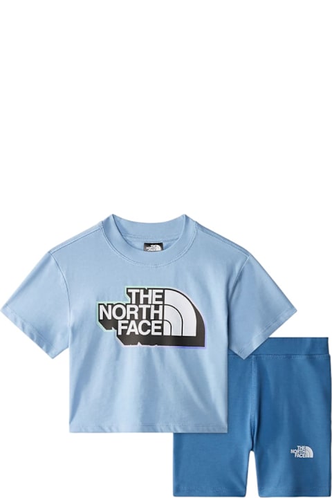 The North Face Suits for Boys The North Face Kid G Summer Set Steel Blue/indigo Stone