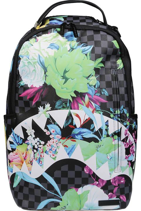 Neon Floral Backpack