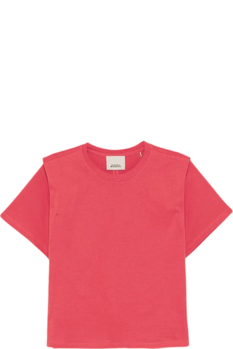 Homeware Isabel Marant Zelitos T-shirt In Red Cotton
