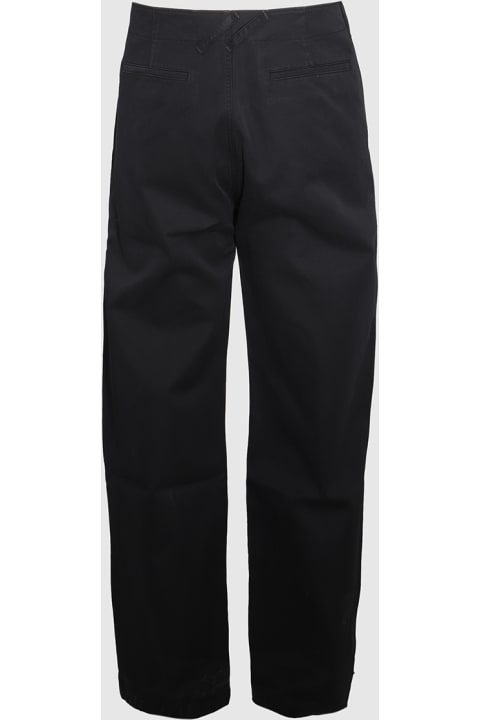 Fashion for Men Burberry Black Cotton Pants