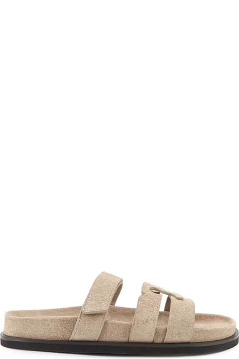 Tory Burch Ines Low Suede Sandals