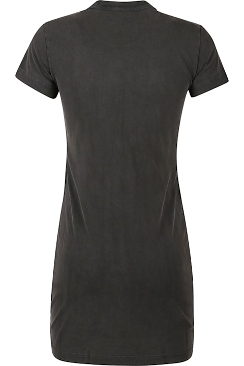 Fashion for Women Alexander Wang Blade Logo Shrunken T-shirt Mini Dress