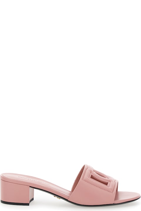 Dolce & Gabbana Cut Out Heel Sandal