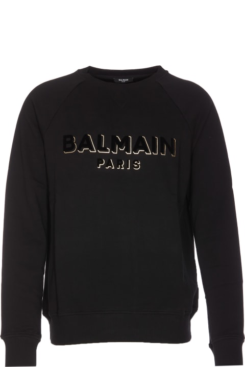 Fleeces & Tracksuits for Men Balmain Logo Sweatshirt