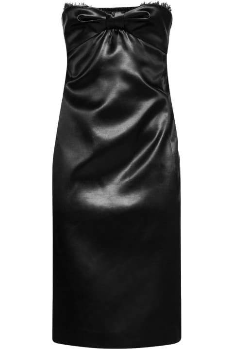 Saint Laurent Clothing for Women Saint Laurent Satin Bustier Dress