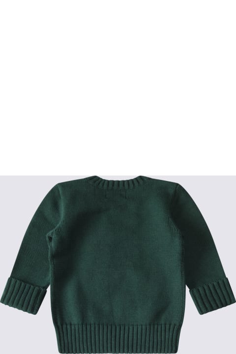 Topwear for Baby Girls Polo Ralph Lauren Green Cotton Sweater