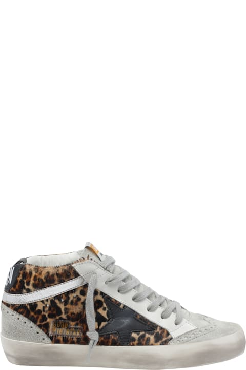 Golden Goose Mid Star Horsy Sneakers