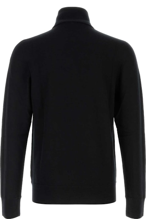 The Row for Kids The Row Black Cashmere Bjorn Sweater