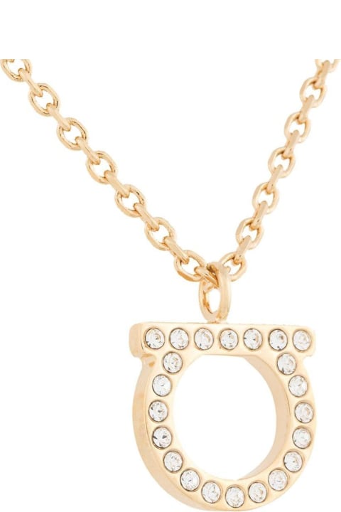 Ferragamo Jewelry for Women Ferragamo Iconic Gancini Necklace