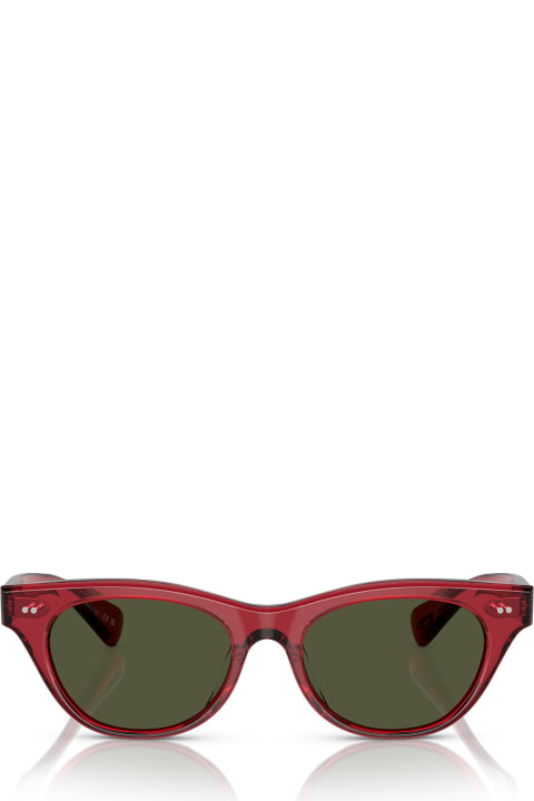 Oliver Peoples Eyewear for Women Oliver Peoples Ov5541su Translucent Red Sunglasses