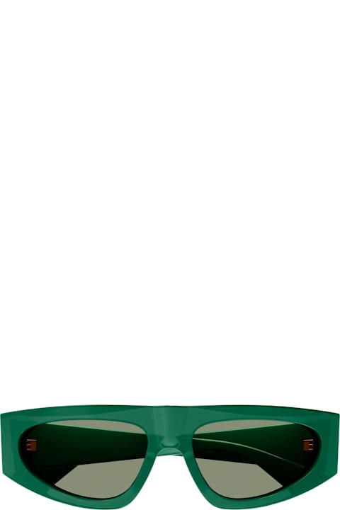 Homeware Bottega Veneta Eyewear Bv1277s-003 - Green Sunglasses