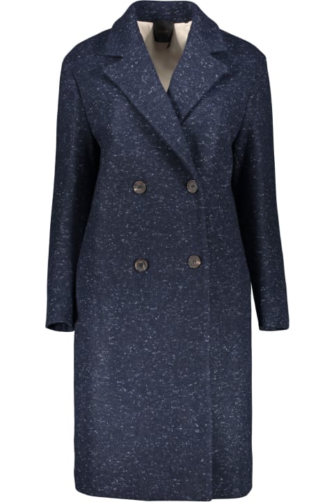 Agnona Coats & Jackets for Women Agnona Double-breasted Cashmere Coat