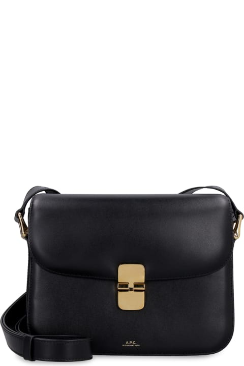 Fashion for Women A.P.C. Grace Leather Crossbody Bag