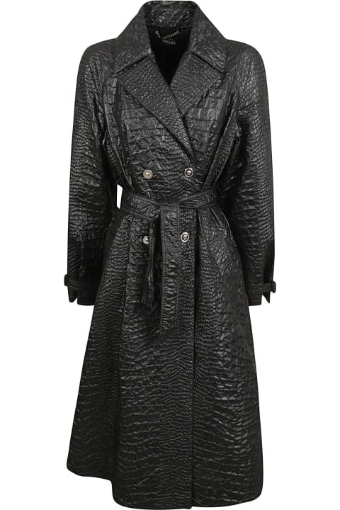 Versace Coats & Jackets for Women Versace Responsible Fabric Trench