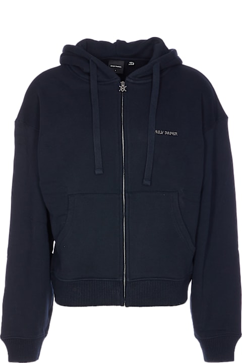 Daily Paper لـ Women Daily Paper Boxy Zip Up Hoodie
