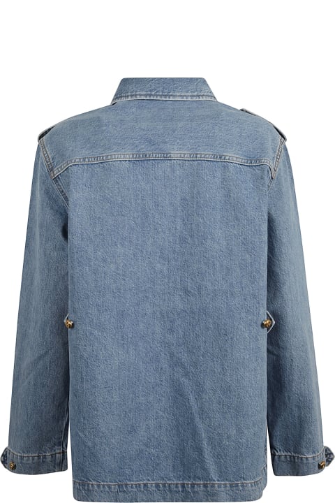 Blazé Milano Coats & Jackets for Women Blazé Milano Multi Pocket Denim Jacket