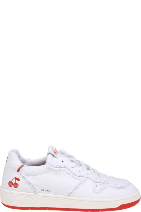 ウィメンズ D.A.T.E.のスニーカー D.A.T.E. Court Sneakers In White Leather
