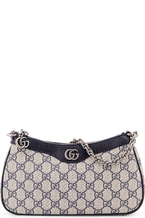 Gucci Bags for Women Gucci Ophidia Gg Supreme Fabric And Leather Shoulder Bag