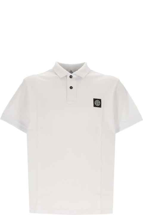 メンズ Stone Islandのシャツ Stone Island Logo Patch Polo Shirt