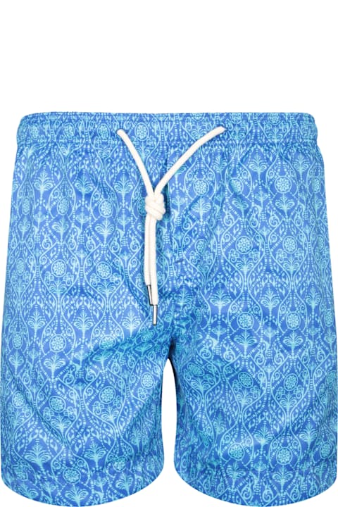 Peninsula Swimwear Clothing for Men Peninsula Swimwear Light Blue Boxer Swim Shorts