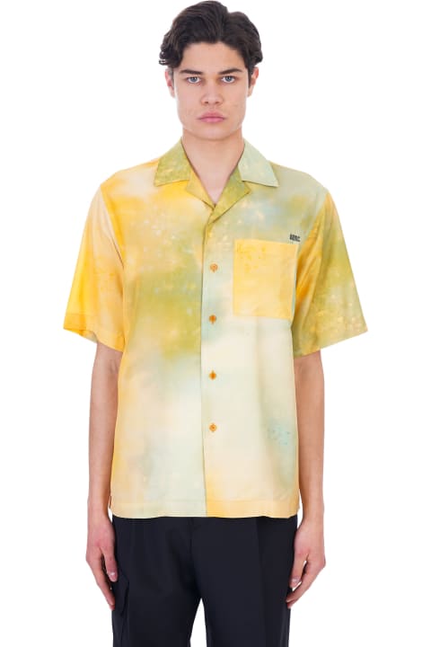 Kurt  Shirt In Yellow Viscose
