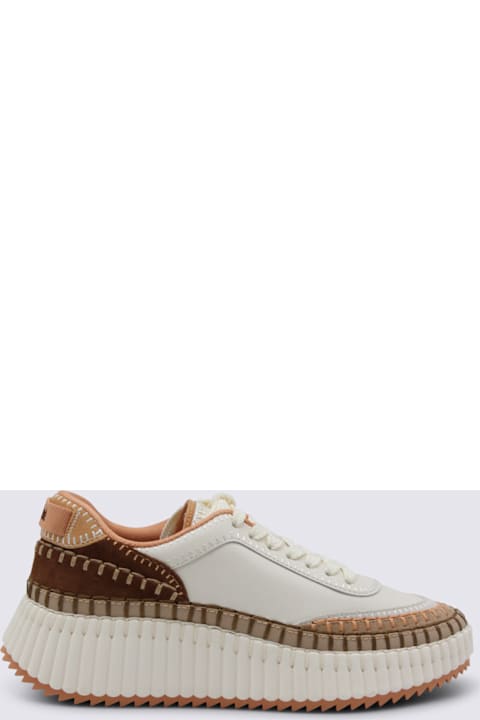 Chloé White Leather Sneakers