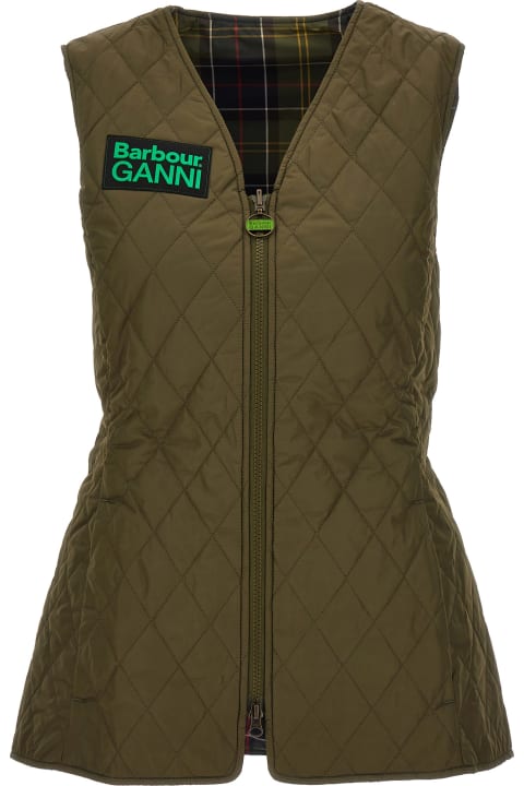 Barbour Coats & Jackets for Women Barbour Barbour X Ganni 'betty' Reversible Vest