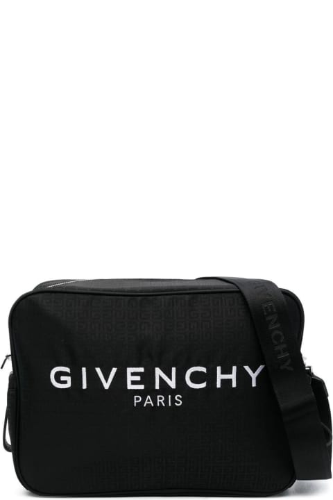 Black Changing Bag With Logo And 4g Motif