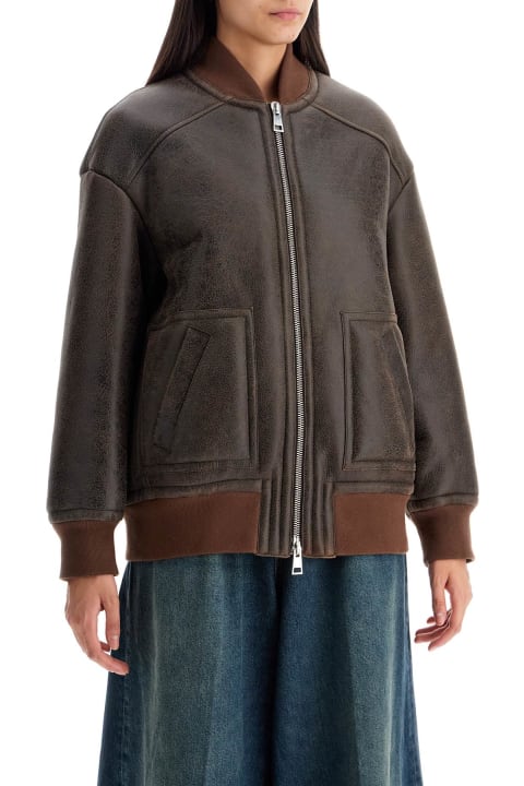 Blancha Clothing for Women Blancha Shearling Bomber Jacket