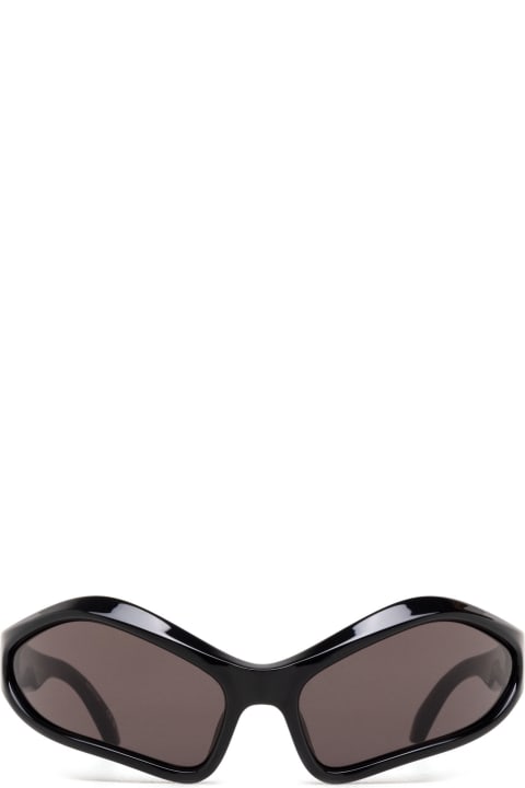 Eyewear for Men Balenciaga Eyewear Oval Lens Logo Sided Sunglasses