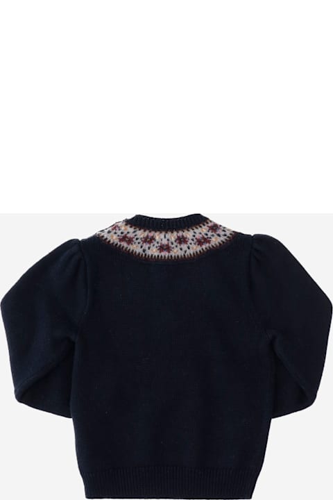 ベビーガールズ Polo Ralph Laurenのトップス Polo Ralph Lauren Cotton Sweater With Graphic Pattern