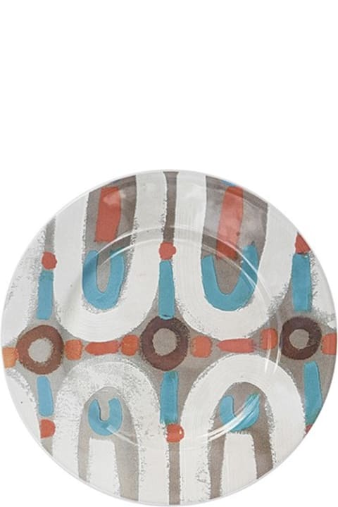 Tableware Le Botteghe su Gologone Plates Round Ceramic Colores 25 Cm