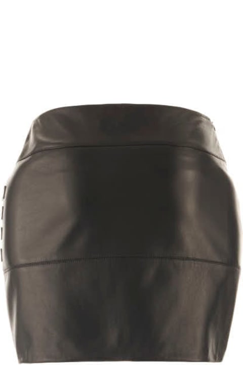 John Richmond for Women John Richmond Leather Miniskirt