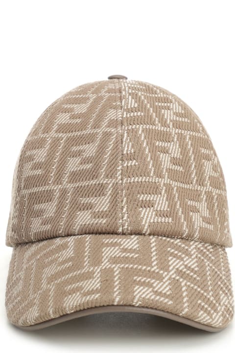 Fendi Hats for Women Fendi Jacquard Baseball Cap
